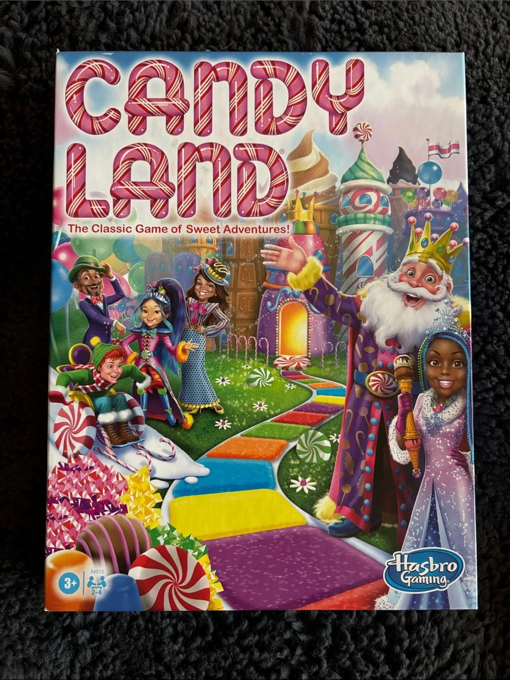 Hasbro Candy Land Board Game - Pink, Purple, Yellow, Blue, Green
